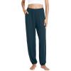 imageWiWi Viscose from Bamboo Pajamas Pants for Women Soft Yoga Jogger Pant Comfy Pajama Lounge Bottoms SXXLAdeep Teal