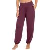imageWiWi Viscose from Bamboo Pajamas Pants for Women Soft Yoga Jogger Pant Comfy Pajama Lounge Bottoms SXXLBmulberry