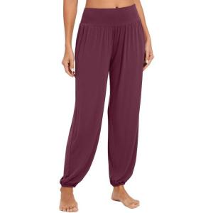 imageWiWi Viscose from Bamboo Pajamas Pants for Women Soft Yoga Jogger Pant Comfy Pajama Lounge Bottoms SXXLBmulberry