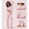 imageWiWi Viscose from Bamboo Pajamas Set for Women Soft Button Down Sleepwear Pj Lightweight Lounge Sets Loungewear SXXLAcute Dog