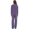 imageWiWi Viscose from Bamboo Pajamas Set for Women Soft Button Down Sleepwear Pj Lightweight Lounge Sets Loungewear SXXLAlavender