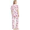 imageWiWi Viscose from Bamboo Pajamas Set for Women Soft Button Down Sleepwear Pj Lightweight Lounge Sets Loungewear SXXLBcoffee Cup