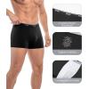 imageWiWi Mens Modal Underwear 4Pack Boxer Briefs MoistureWicking Tagless Shorts Soft Stretchy Brief SXXLBlack4 Pack