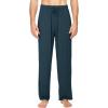 imageWiWi Mens Bamboo Viscose Pajama Pants Soft Lounge Bottoms Knit Big and Long Sweatpants Lightweight Sleep Pant Drawstring S4XAdeep Teal