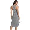 imageWiWi Soft Bamboo Viscose Nightgowns for Women Sleeveless Racerback Nightgown Plus Size Pajamas Sleepshirts S4XAheather Grey Stripe