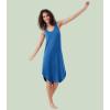 imageWiWi Soft Bamboo Viscose Nightgowns for Women Sleeveless Racerback Nightgown Plus Size Pajamas Sleepshirts S4XAprussian Blue