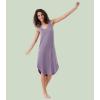 imageWiWi Soft Bamboo Viscose Nightgowns for Women Sleeveless Racerback Nightgown Plus Size Pajamas Sleepshirts S4XAviolet