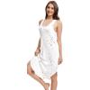 imageWiWi Soft Bamboo Viscose Nightgowns for Women Sleeveless Racerback Nightgown Plus Size Pajamas Sleepshirts S4XAwhite Stars
