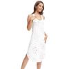 imageWiWi Soft Bamboo Viscose Nightgowns for Women Sleeveless Racerback Nightgown Plus Size Pajamas Sleepshirts S4XAwhite Stars