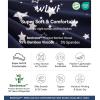 imageWiWi Women Pajama Set Sleeveless Top with Capri Pants Viscose from Bamboo Super Soft VNeck Tank Sleepwear PJ Sets SXXLAnavy Stars