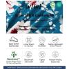 imageWiWi Bamboo Viscose Pajamas for Women Soft Capri Pants Pajama Sets Plus Size Sleepwear Pjs Loungewear S4XAteal BluePeony