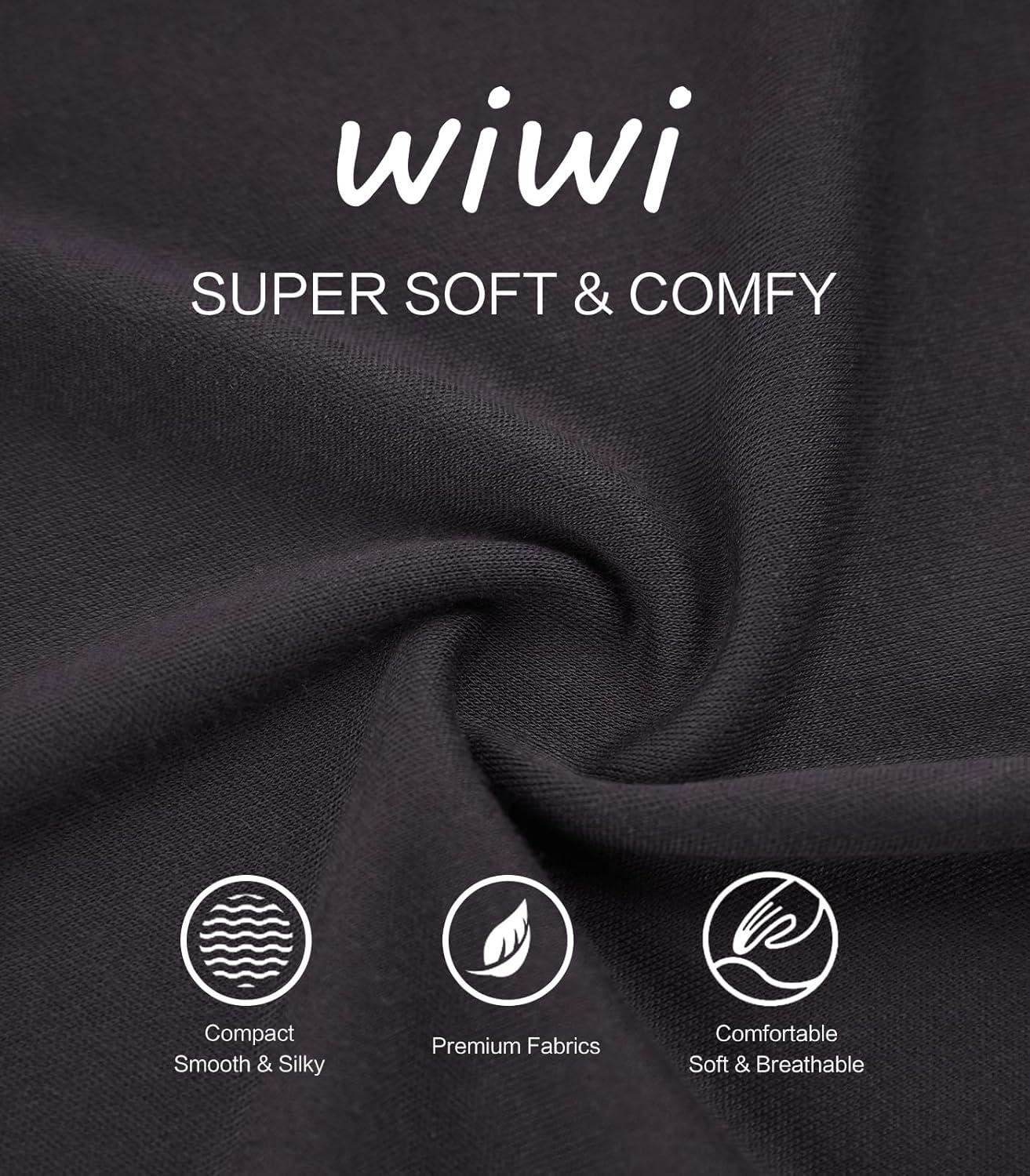 imageWiWi Mens Long Sleeve Tees Moisture Wicking Shirts Viscose from Bamboo Lightweight Fishing Crew Neck TShirt SXXLBblue Black