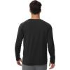 imageWiWi Mens Long Sleeve Tees Moisture Wicking Shirts Viscose from Bamboo Lightweight Fishing Crew Neck TShirt SXXLAblack