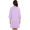 imageWiWi Nightgowns for Women Viscose from Bamboo Womens Nightshirts Vneck 34 Sleeves Night Gowns Pajamas SXXLLight Purple