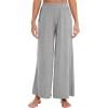 imageWiWi Viscose from Bamboo Women s Pajamas Pants Soft Yoga Loose Pant Comfy Pajama Bottoms SXXLAheather Grey