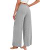 imageWiWi Viscose from Bamboo Women s Pajamas Pants Soft Yoga Loose Pant Comfy Pajama Bottoms SXXLAheather Grey