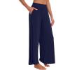 imageWiWi Viscose from Bamboo Women s Pajamas Pants Soft Yoga Loose Pant Comfy Pajama Bottoms SXXLAnavy