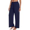 imageWiWi Viscose from Bamboo Women s Pajamas Pants Soft Yoga Loose Pant Comfy Pajama Bottoms SXXLCnavy