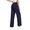 imageWiWi Womens Sweatpants Loose Casual Lounge Work Pants Lightweight Yoga Pant with Pockets SXXLAnavy