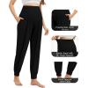 imageWiWi Womens Viscose from Bamboo Maternity Pants Soft Over The Belly Pregnancy Leggings High Waist Stretchy BottomsBblack