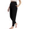 imageWiWi Womens Viscose from Bamboo Maternity Pants Soft Over The Belly Pregnancy Leggings High Waist Stretchy BottomsBblack
