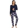 A-navy+dark Navy/Purple Floral