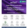 imageWiWi Bamboo Viscose Nightgowns for Women 34 Sleeve Nightshirts Sleep Shirt Plus Size Sleepwear Pajamas Dress S4XAlilac