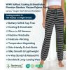 imageWiWi Pajama Pants for Women Lounge Super Soft Joggers Yoga Viscose from Bamboo Bottoms Cooling Pajamas Pant Sweatpants S4XAblack White Stripe