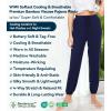 imageWiWi Pajama Pants for Women Lounge Super Soft Joggers Yoga Viscose from Bamboo Bottoms Cooling Pajamas Pant Sweatpants S4XAnavy