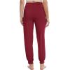 imageWiWi Pajama Pants for Women Lounge Super Soft Joggers Yoga Viscose from Bamboo Bottoms Cooling Pajamas Pant Sweatpants S4XBwine