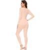 imageWiWi Thermal Underwear Set for Women Long Johns Sets Super Warm Base Layer Top Pants Pajamas Set Viscose from Bamboo S3XAbeige
