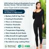 imageWiWi Thermal Underwear Set for Women Long Johns Sets Super Warm Base Layer Top Pants Pajamas Set Viscose from Bamboo S3XAblack