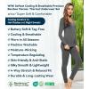 imageWiWi Thermal Underwear Set for Women Long Johns Sets Super Warm Base Layer Top Pants Pajamas Set Viscose from Bamboo S3XAcharcoal Heather