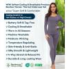 imageWiWi Thermal Underwear Set for Women Long Johns Sets Super Warm Base Layer Top Pants Pajamas Set Viscose from Bamboo S3XAdark Grey