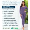 imageWiWi Thermal Underwear Set for Women Long Johns Sets Super Warm Base Layer Top Pants Pajamas Set Viscose from Bamboo S3XAlavender