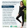 imageWiWi Thermal Underwear Set for Women Long Johns Sets Super Warm Base Layer Top Pants Pajamas Set Viscose from Bamboo S3XBblack