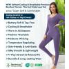 imageWiWi Thermal Underwear Set for Women Long Johns Sets Super Warm Base Layer Top Pants Pajamas Set Viscose from Bamboo S3XBlavender