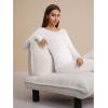 imageWiWi Thermal Underwear Set for Women Long Johns Sets Super Warm Base Layer Top Pants Pajamas Set Viscose from Bamboo S3XBraw White
