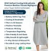 imageWiWi Viscose from Bamboo Nightgowns for Women Soft Long Sleeve Sleep Shirt S4XAheather Grey