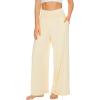 imageWiWi Viscose from Bamboo Womens Pajama Pants Super Soft Wide Leg Palazzo Lounge Yoga Cooling Bottoms with Pockets SXXLAlight Beige
