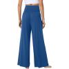 imageWiWi Viscose from Bamboo Womens Pajama Pants Super Soft Wide Leg Palazzo Lounge Yoga Cooling Bottoms with Pockets SXXLAprussian Blue