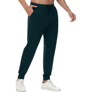 imageWiWi Mens Sweatpants Joggers for Mens Athletic Running Workout Gym Pants Lightweight Track Casual Pant SXXLAdeep Teal