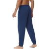 imageWiWi Mens Bamboo Viscose Pajama Jogger Pants Soft Lounge Bottoms Sleep Long Pj Joggers Sweatpant SXXLCdark Blue