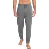 imageWiWi Mens Bamboo Viscose Pajama Jogger Pants Soft Lounge Bottoms Sleep Long Pj Joggers Sweatpant SXXLCdark Heathe Grey