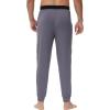imageWiWi Mens Bamboo Viscose Pajama Jogger Pants Soft Lounge Bottoms Sleep Long Pj Joggers Sweatpant SXXLDdark Grey