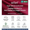 imageWiWi Pajamas for Women Super Soft Short Sleeve Top with Shorts Pajama Set Crewneck Summer Cooling Sleepwear Sets SXXLAwine Red