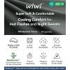 imageWiWi Womens Pajama Sets Soft Long Sleeves Top with Pants Cooling PJ Viscose from Bamboo Loungewear Set with Pocket SXXLBcharcoal