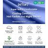 imageWiWi Womens Pajama Sets Soft Long Sleeves Top with Pants Cooling PJ Viscose from Bamboo Loungewear Set with Pocket SXXLCfog Blue