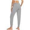 imageWiWi Womens Viscose from Bamboo Joggers Super Soft Pajama Pants Yoga Bottoms Cooling Lounge Sweatpants SXXLAheather Grey