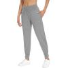 imageWiWi Womens Yoga Pants Viscose from Bamboo Stretchy Joggers Pant Comfy Lounge Bottoms Pajama SXXLCheather Grey
